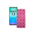 Чохол-флип з екошкіри для телефону Xiaomi Redmi 13