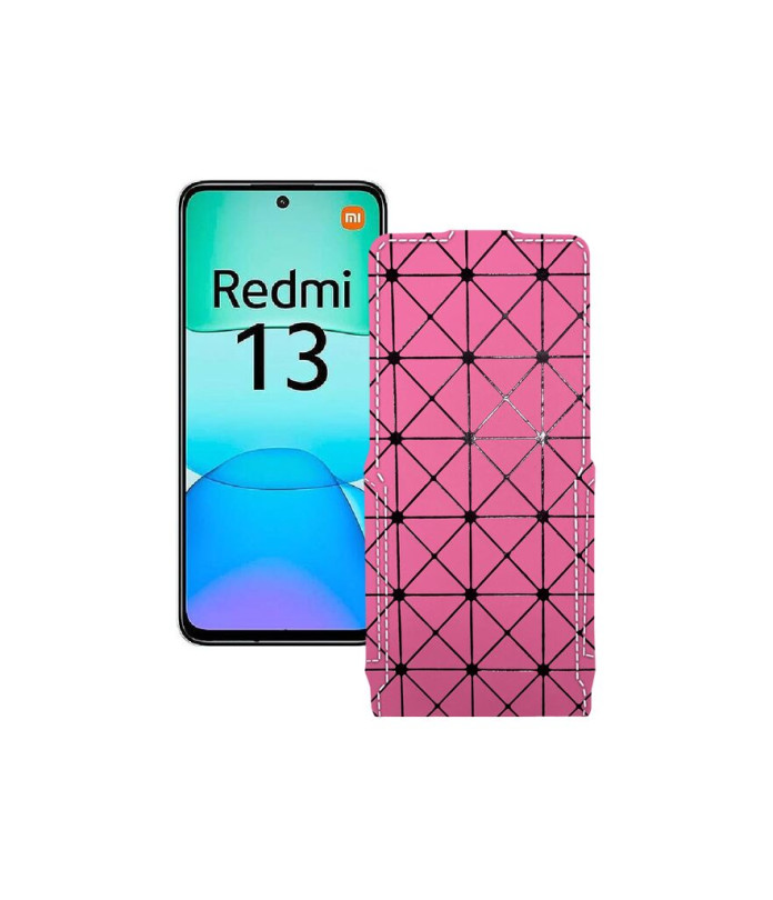 Чохол-флип з екошкіри для телефону Xiaomi Redmi 13
