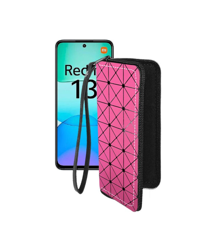 Чохол-гаманець з екошкіри для телефону Xiaomi Redmi 13