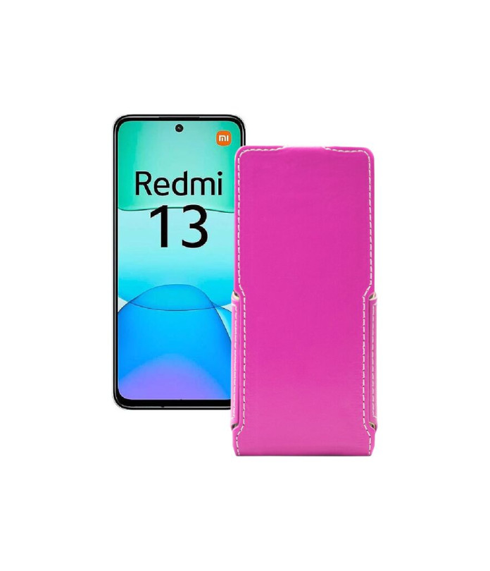 Чохол-флип з екошкіри для телефону Xiaomi Redmi 13