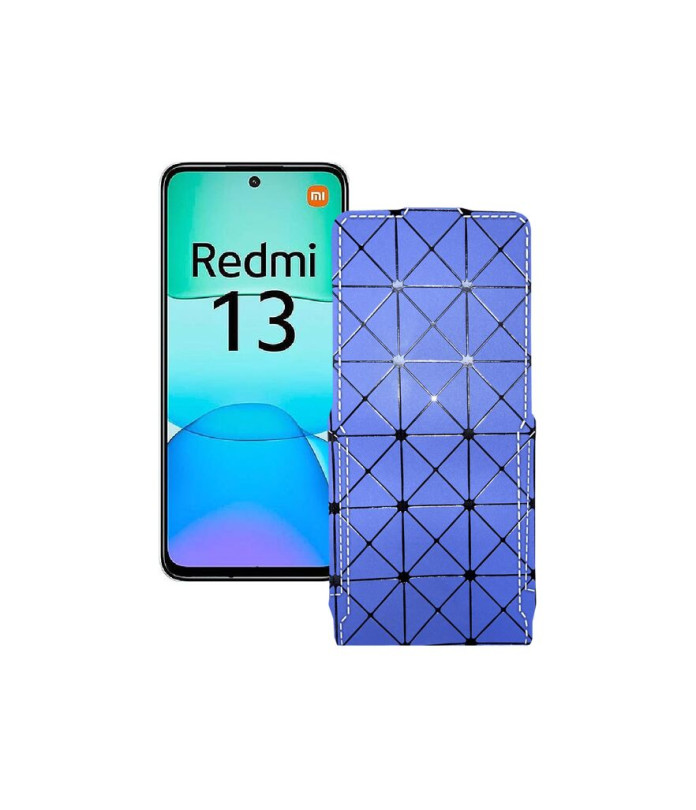 Чохол-флип з екошкіри для телефону Xiaomi Redmi 13