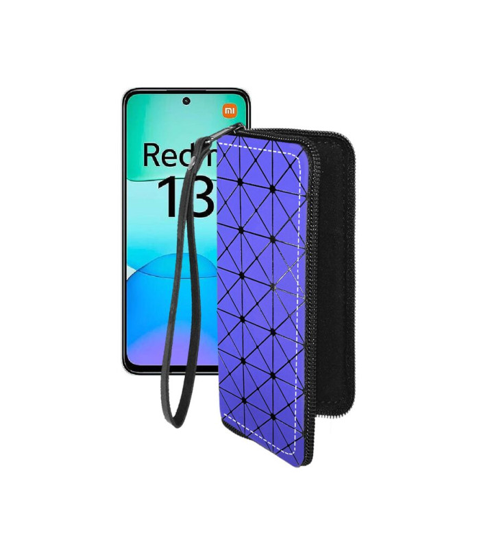 Чохол-гаманець з екошкіри для телефону Xiaomi Redmi 13