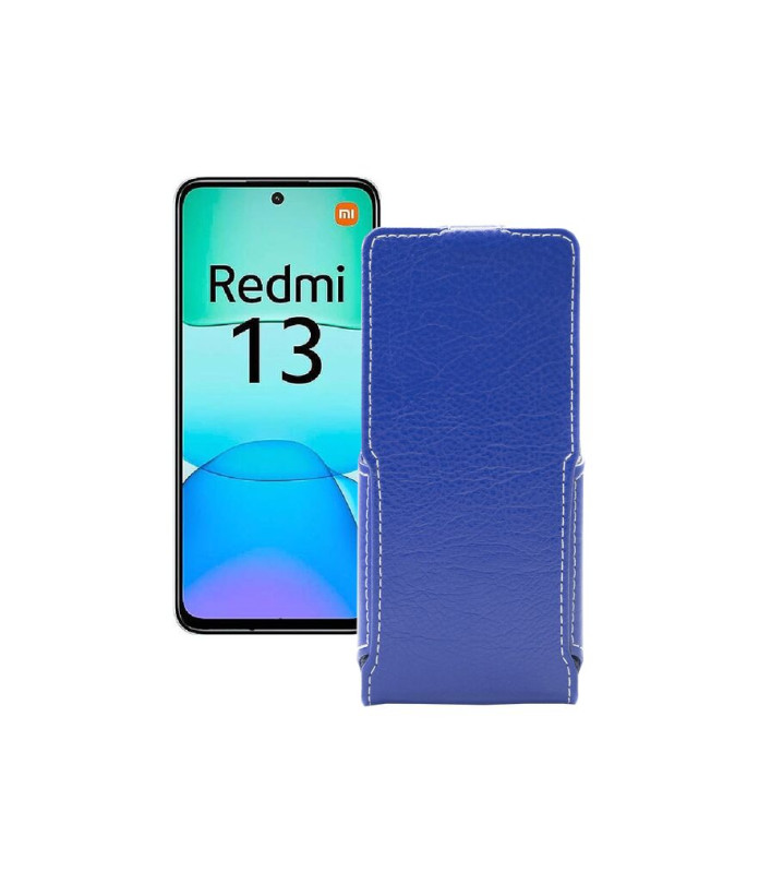 Чохол-флип з екошкіри для телефону Xiaomi Redmi 13