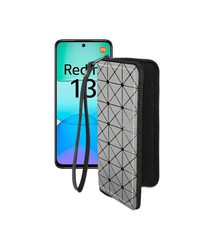 Чохол-гаманець з екошкіри для телефону Xiaomi Redmi 13