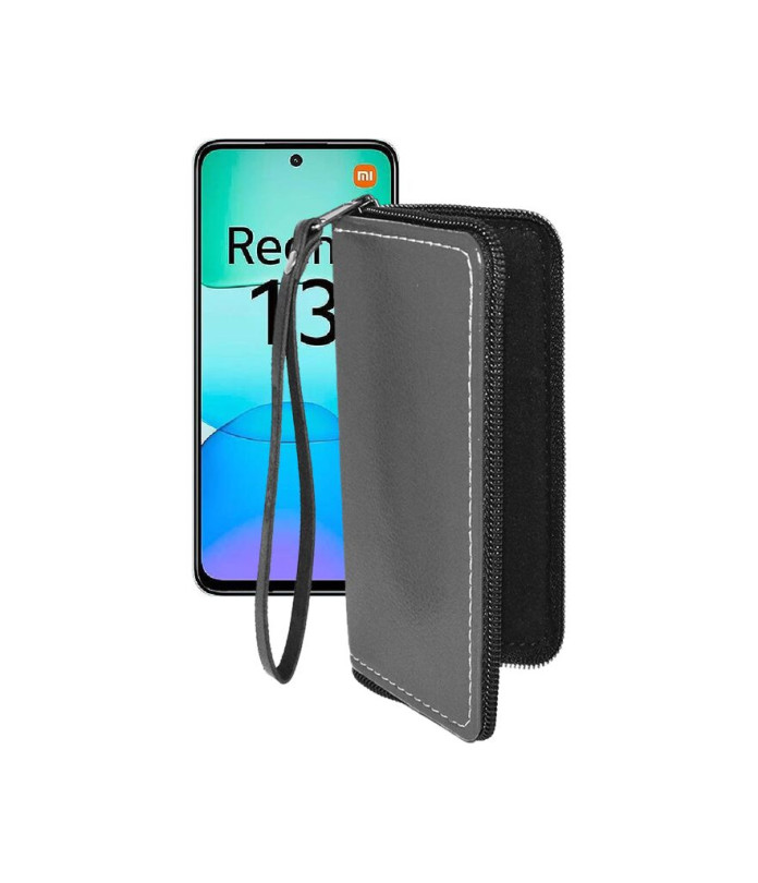 Чохол-гаманець з екошкіри для телефону Xiaomi Redmi 13