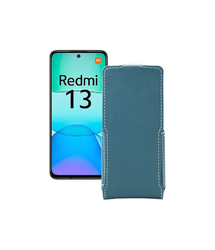 Чохол-флип з екошкіри для телефону Xiaomi Redmi 13