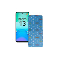 Чохол-флип з екошкіри для телефону Xiaomi Redmi 13