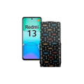 Чохол-флип з екошкіри для телефону Xiaomi Redmi 13