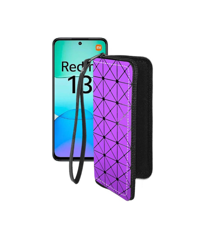 Чохол-гаманець з екошкіри для телефону Xiaomi Redmi 13