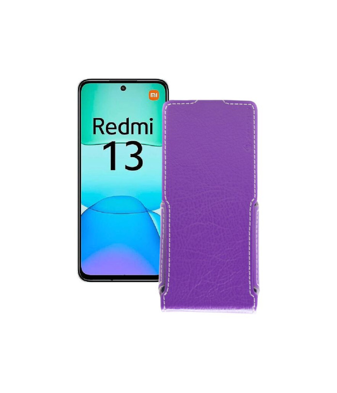 Чохол-флип з екошкіри для телефону Xiaomi Redmi 13