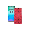 Чохол-флип з екошкіри для телефону Xiaomi Redmi 13