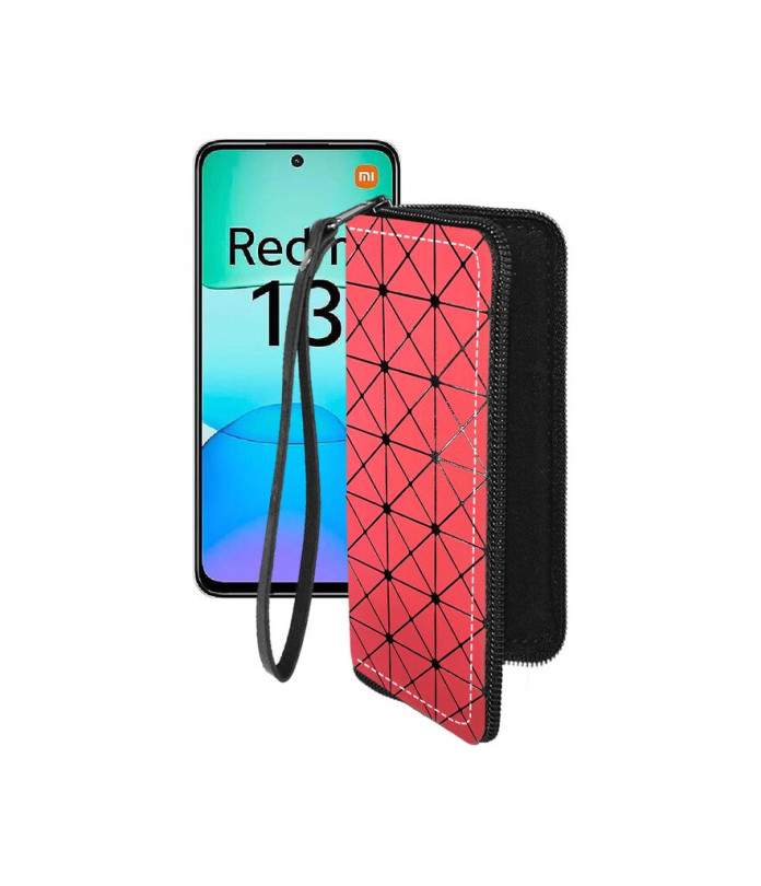 Чохол-гаманець з екошкіри для телефону Xiaomi Redmi 13