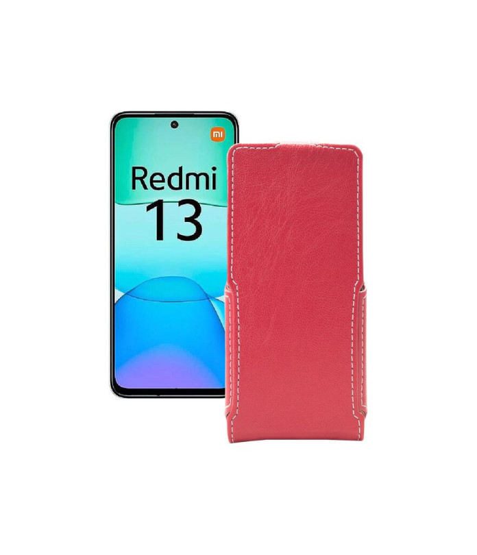 Чохол-флип з екошкіри для телефону Xiaomi Redmi 13