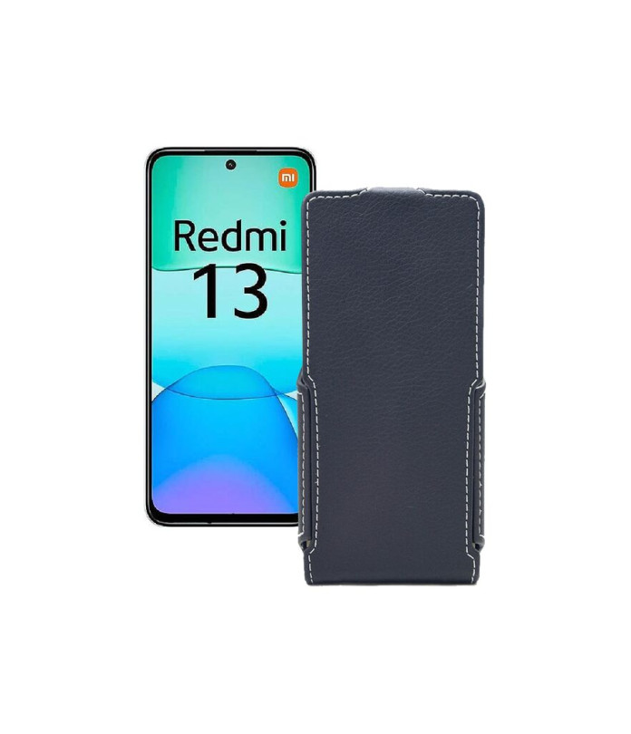 Чохол-флип з екошкіри для телефону Xiaomi Redmi 13