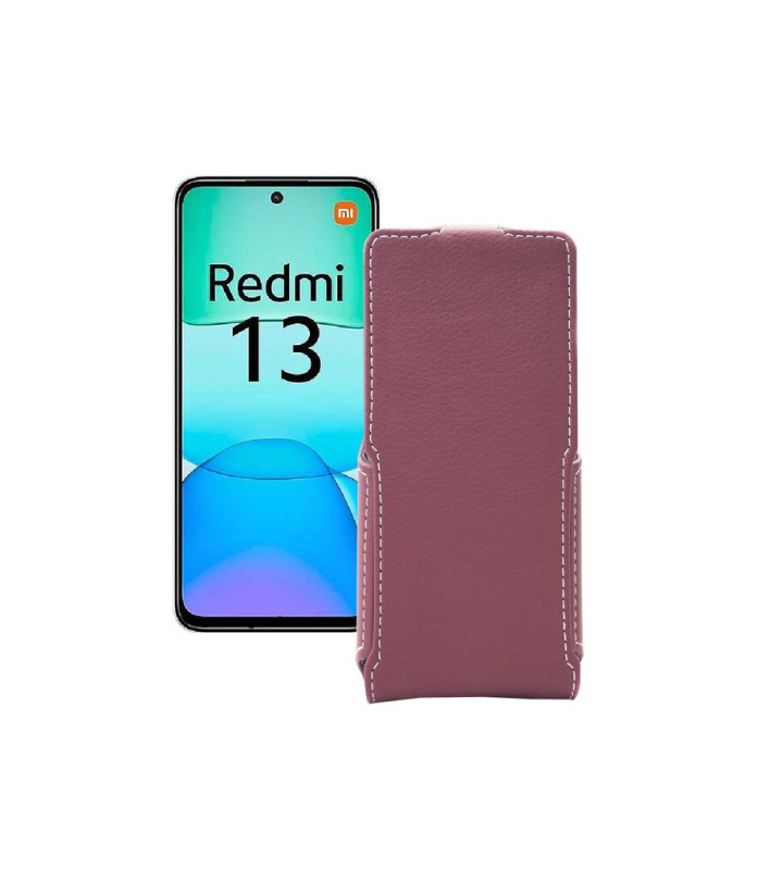 Чохол-флип з екошкіри для телефону Xiaomi Redmi 13