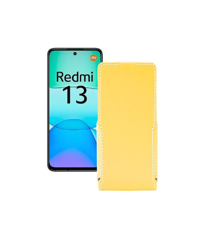 Чохол-флип з екошкіри для телефону Xiaomi Redmi 13