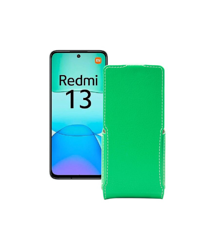 Чохол-флип з екошкіри для телефону Xiaomi Redmi 13