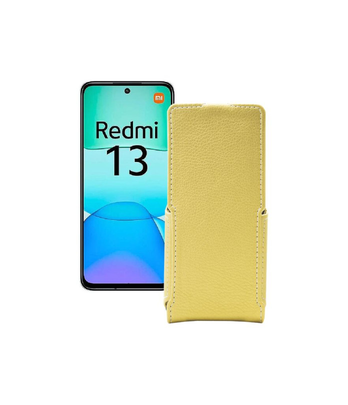 Чохол-флип з екошкіри для телефону Xiaomi Redmi 13