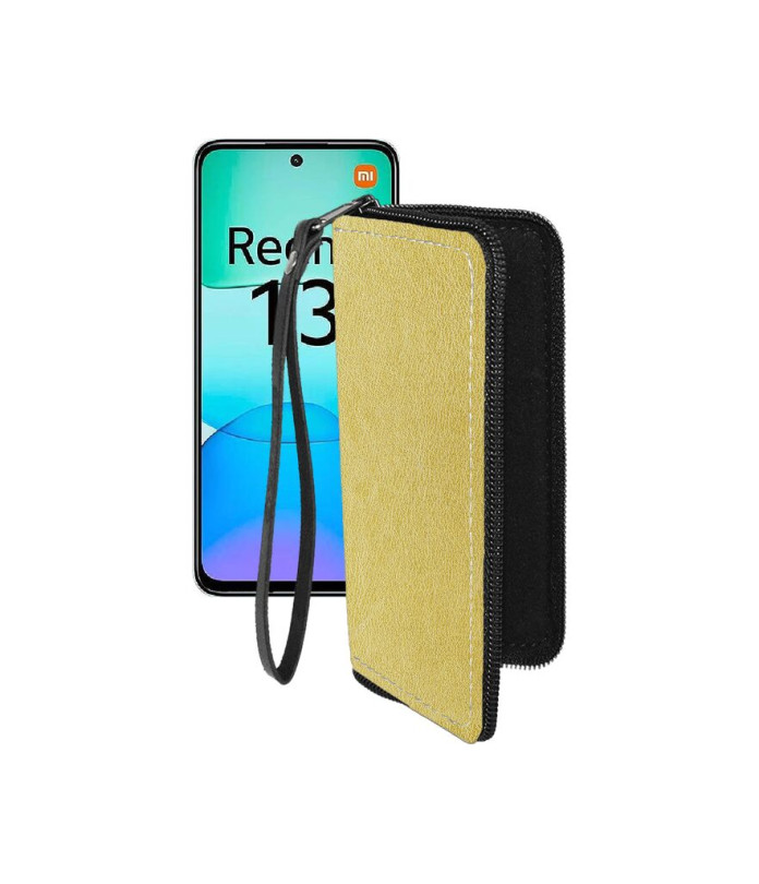 Чохол-гаманець з екошкіри для телефону Xiaomi Redmi 13