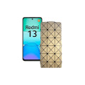 Чохол-флип з екошкіри для телефону Xiaomi Redmi 13