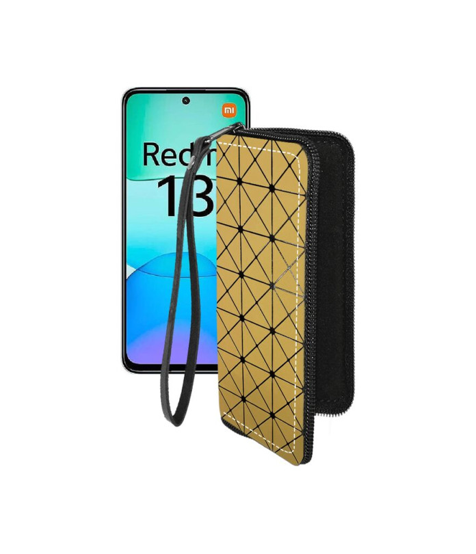 Чохол-гаманець з екошкіри для телефону Xiaomi Redmi 13