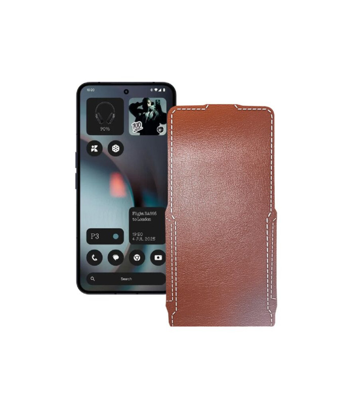 Чохол-флип з екошкіри для телефону Nothing Phone (3)