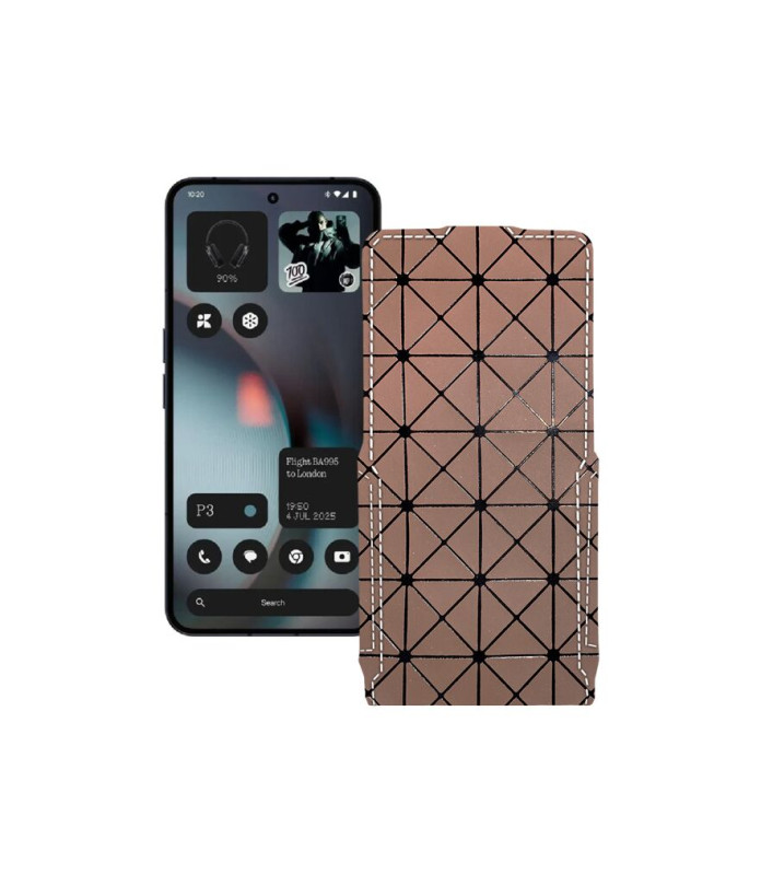 Чохол-флип з екошкіри для телефону Nothing Phone (3)