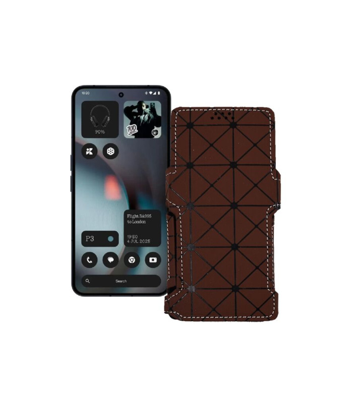 Чохол-книжка з екошкіри для телефону Nothing Phone (3)