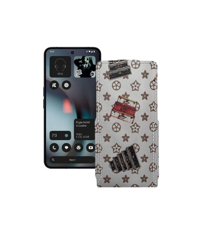 Чохол-флип з екошкіри для телефону Nothing Phone (3)