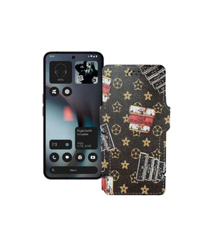 Чохол-книжка з екошкіри для телефону Nothing Phone (3)