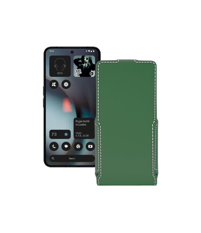 Чохол-флип з екошкіри для телефону Nothing Phone (3)