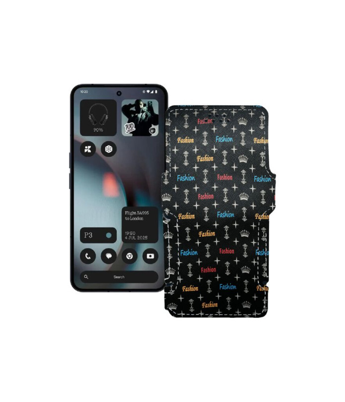 Чохол-книжка з екошкіри для телефону Nothing Phone (3)