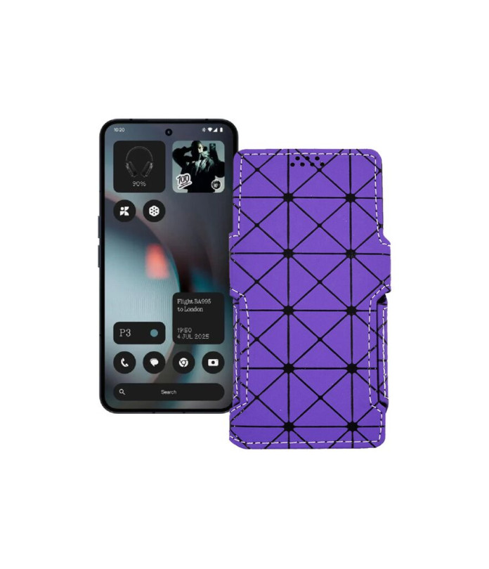 Чохол-книжка з екошкіри для телефону Nothing Phone (3)