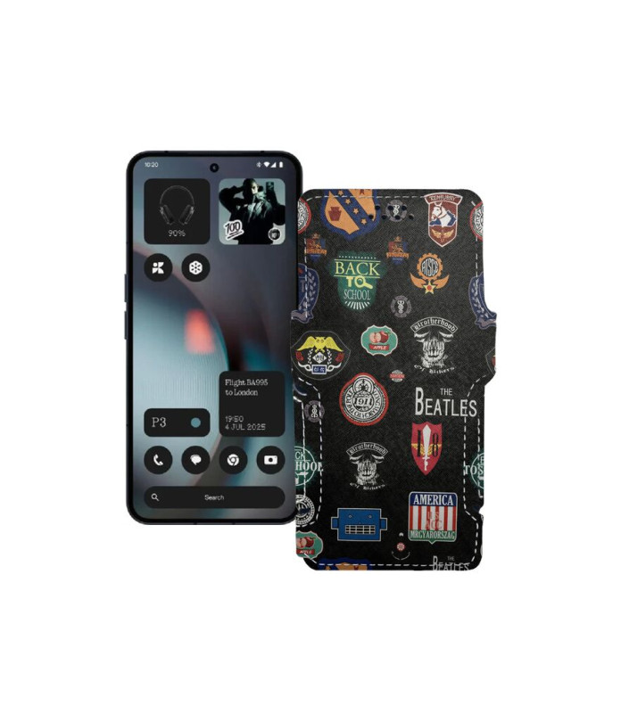 Чохол-книжка з екошкіри для телефону Nothing Phone (3)