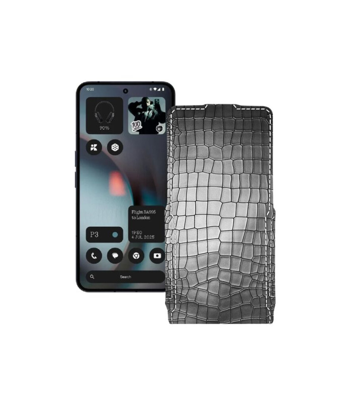 Чохол-флип з екошкіри для телефону Nothing Phone (3)
