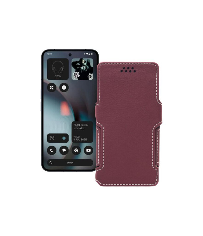 Чохол-книжка з екошкіри для телефону Nothing Phone (3)