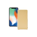 Чохол-флип з екошкіри для телефону Apple iPhone X