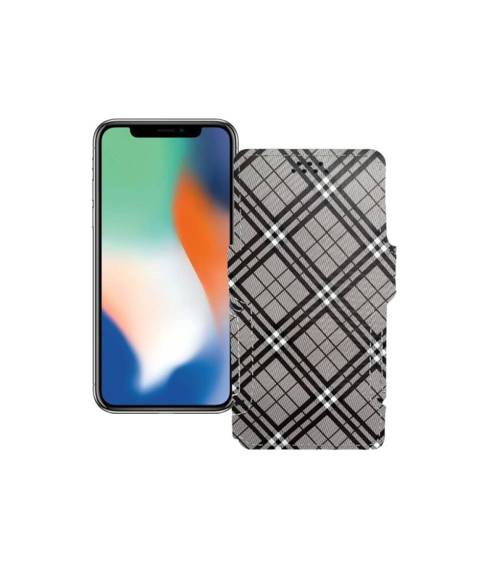 Чохол-книжка з екошкіри для телефону Apple iPhone X