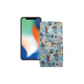 Чохол-флип з екошкіри для телефону Apple iPhone X