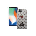 Чохол-флип з екошкіри для телефону Apple iPhone X