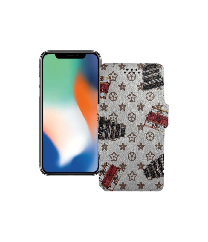 Чохол-книжка з екошкіри для телефону Apple iPhone X