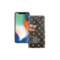 Чохол-флип з екошкіри для телефону Apple iPhone X