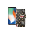 Чохол-книжка з екошкіри для телефону Apple iPhone X