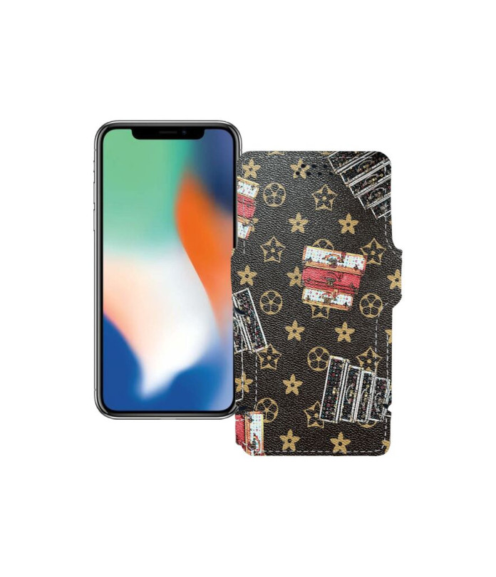 Чохол-книжка з екошкіри для телефону Apple iPhone X