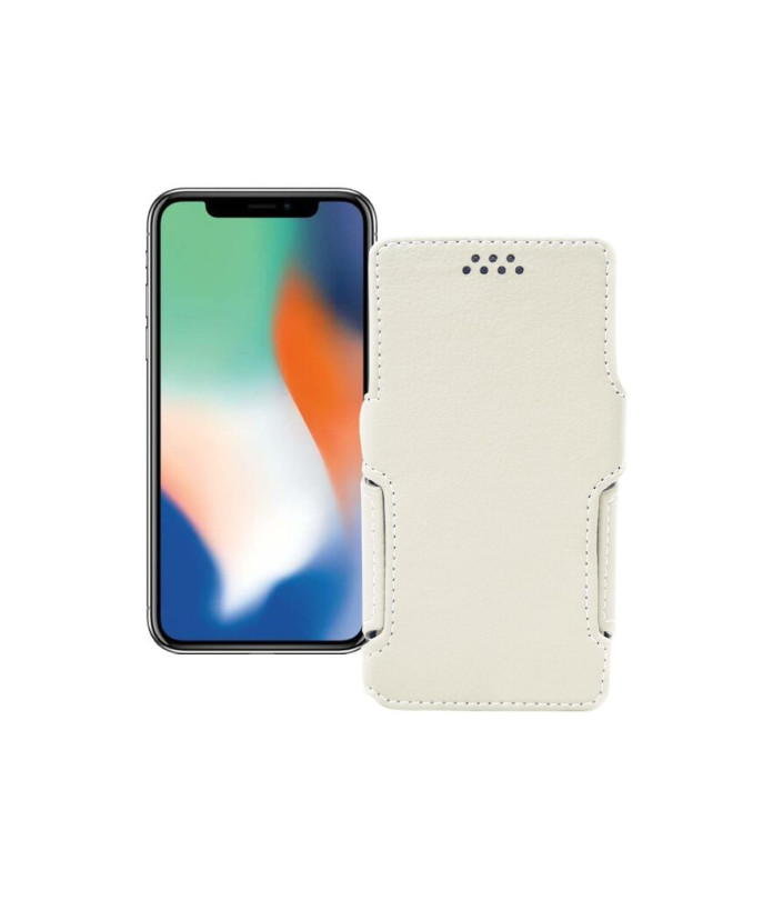 Чохол-книжка з екошкіри для телефону Apple iPhone X