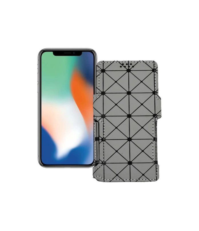 Чохол-книжка з екошкіри для телефону Apple iPhone X