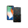 Чохол-флип з екошкіри для телефону Apple iPhone X