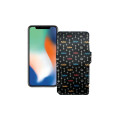 Чохол-книжка з екошкіри для телефону Apple iPhone X