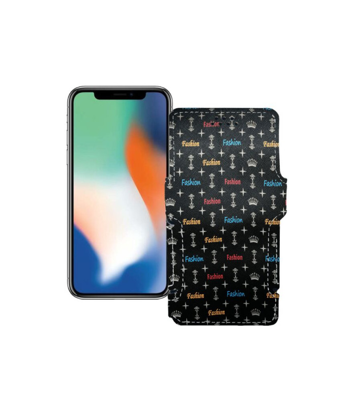 Чохол-книжка з екошкіри для телефону Apple iPhone X