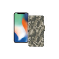 Чохол-книжка з екошкіри для телефону Apple iPhone X